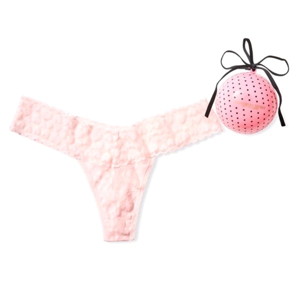 NWT Victoria's Secret Thong Panty & Ornament - Picture 4 of 5